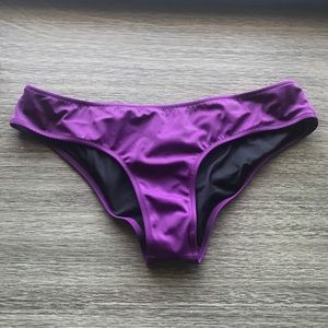 Plum Purple Ruched Booty VS Bikini Bottom